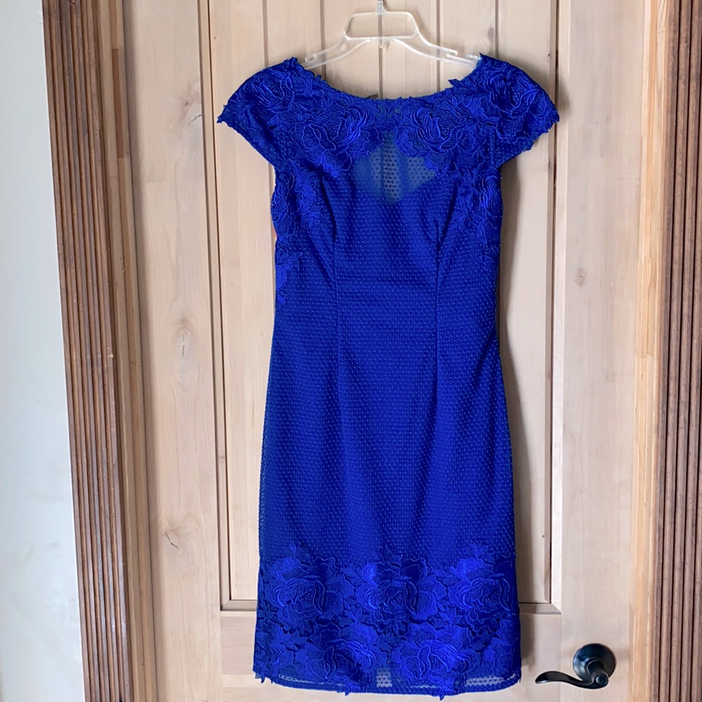 Monique Lhullier Royal Blue Dress
